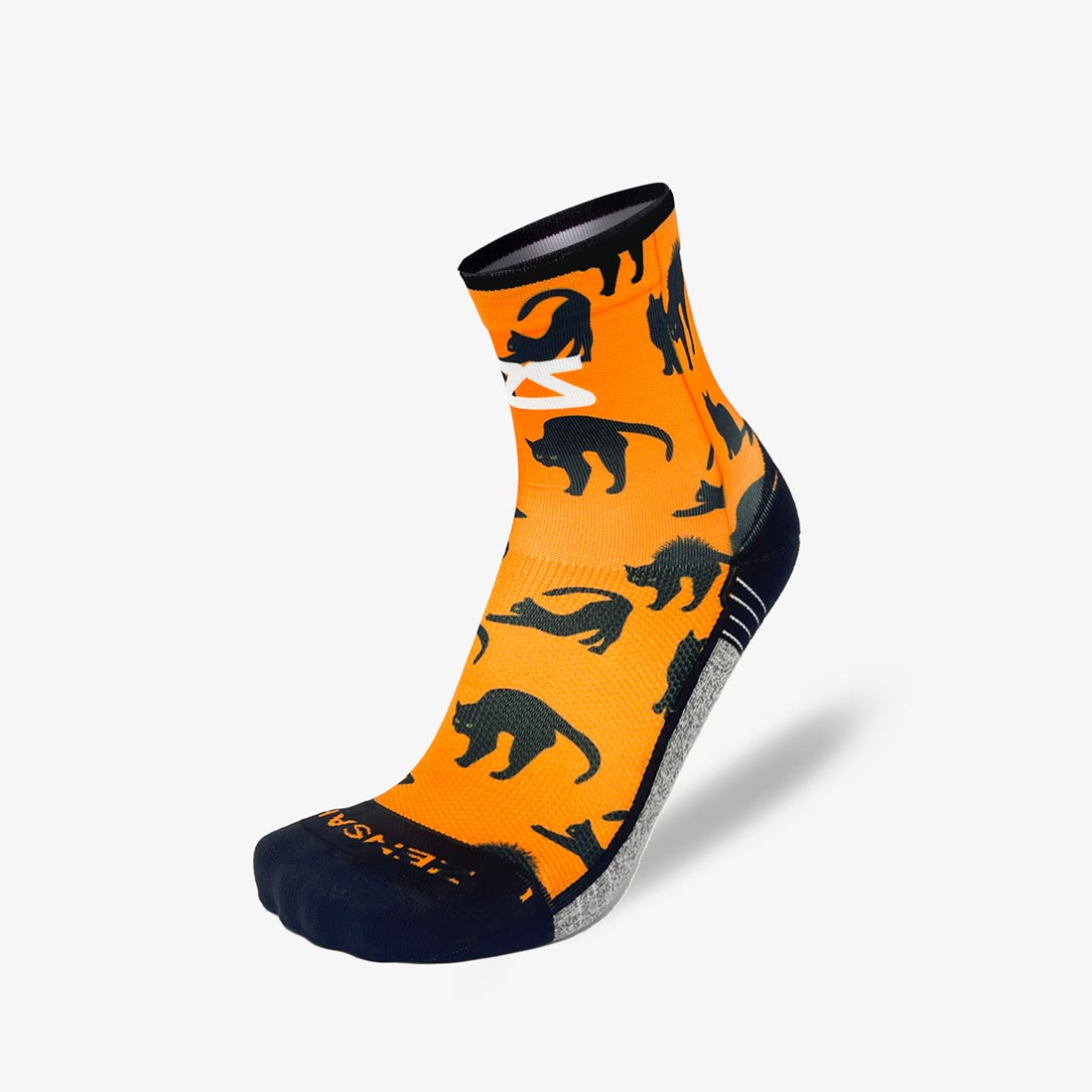 Black Cats Socks (Mini-Crew)Socks - Zensah