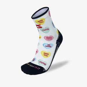 Candy Hearts Running Socks (Mini-Crew)Socks - Zensah