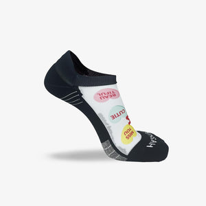 Candy Hearts Running Socks (No Show)Socks - Zensah