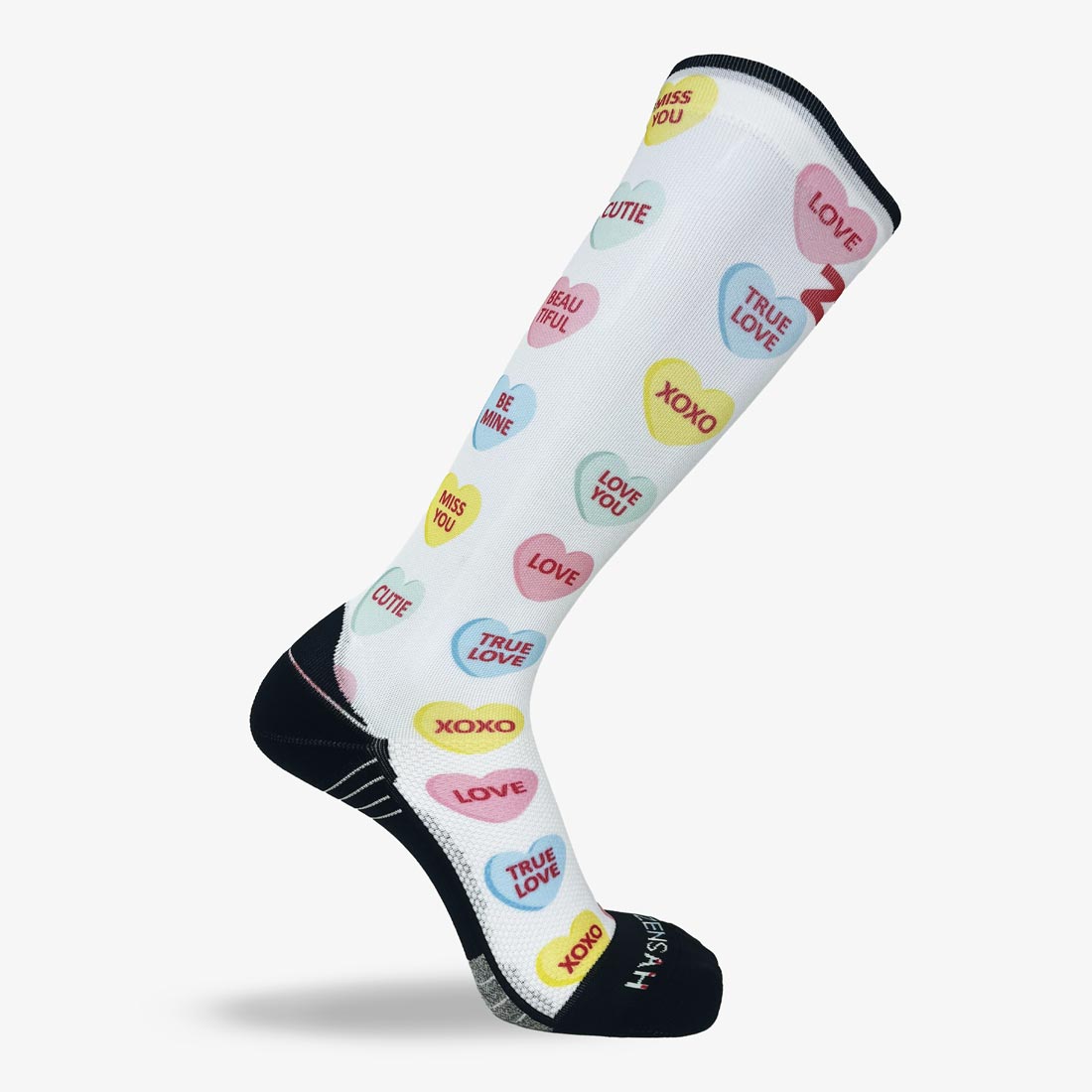 Candy Hearts Compression Socks (Knee-High)Socks - Zensah