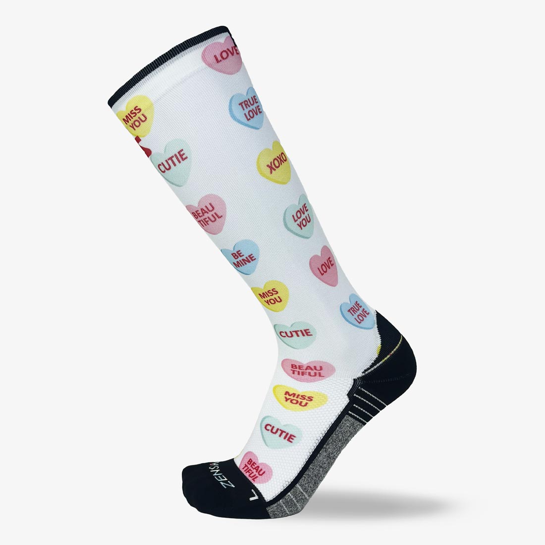 Candy Hearts Compression Socks (Knee-High)Socks - Zensah