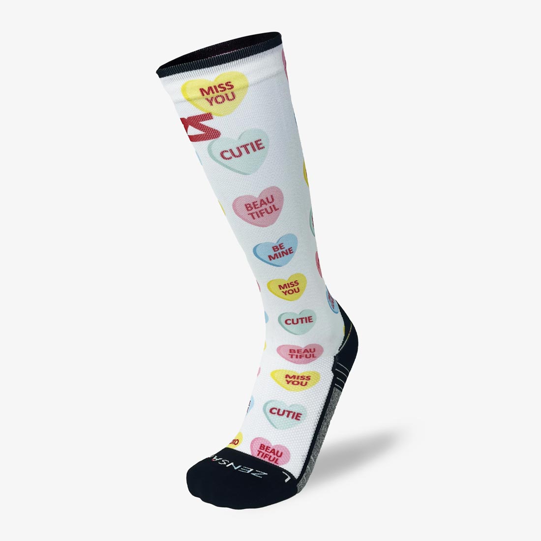 Candy Hearts Compression Socks (Knee-High)Socks - Zensah