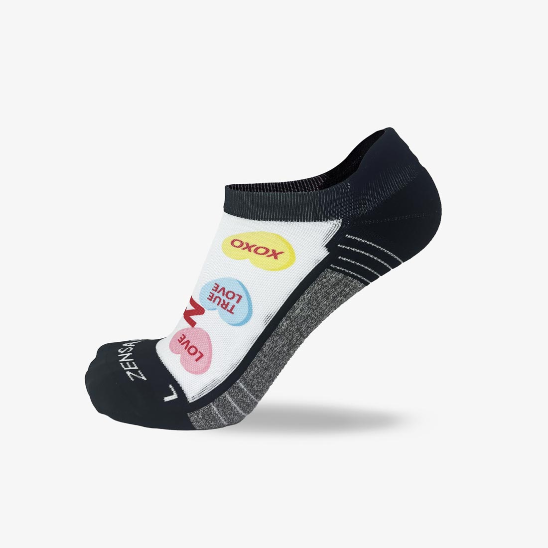 Candy Hearts Running Socks (No Show)Socks - Zensah