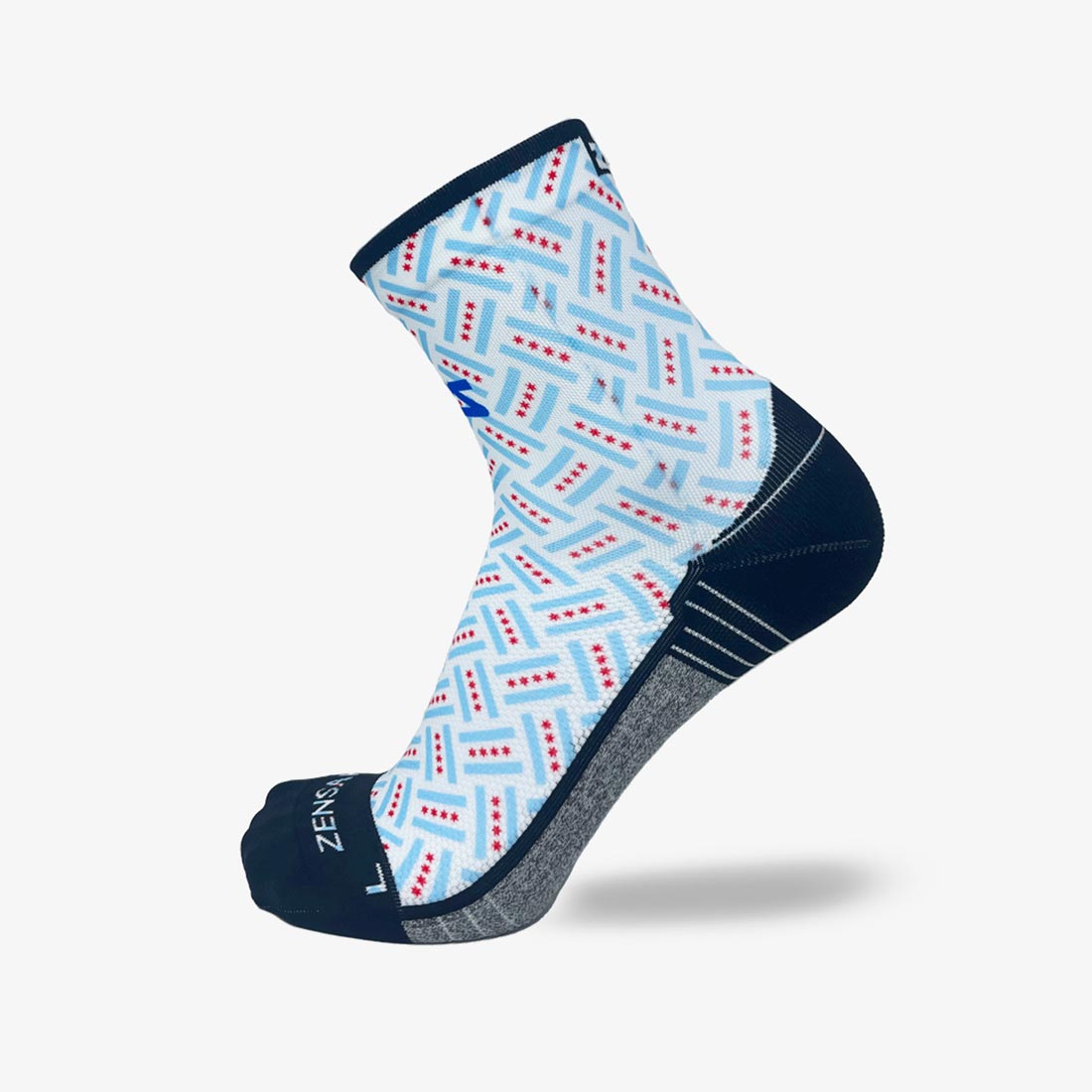 Chicago Flags Socks (Mini-Crew)Socks - Zensah