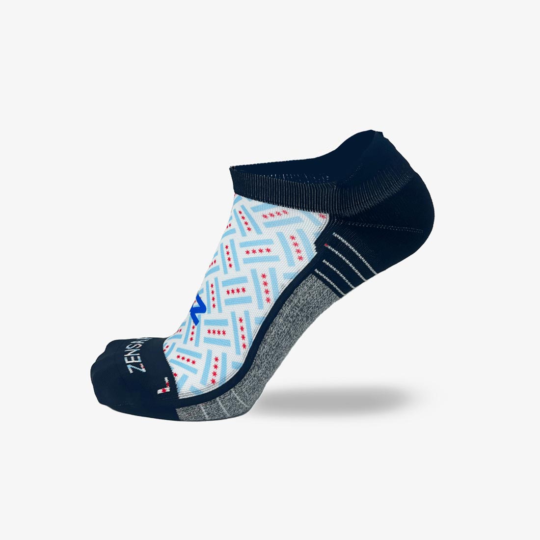 Chicago Flags Running Socks (No Show)Socks - Zensah