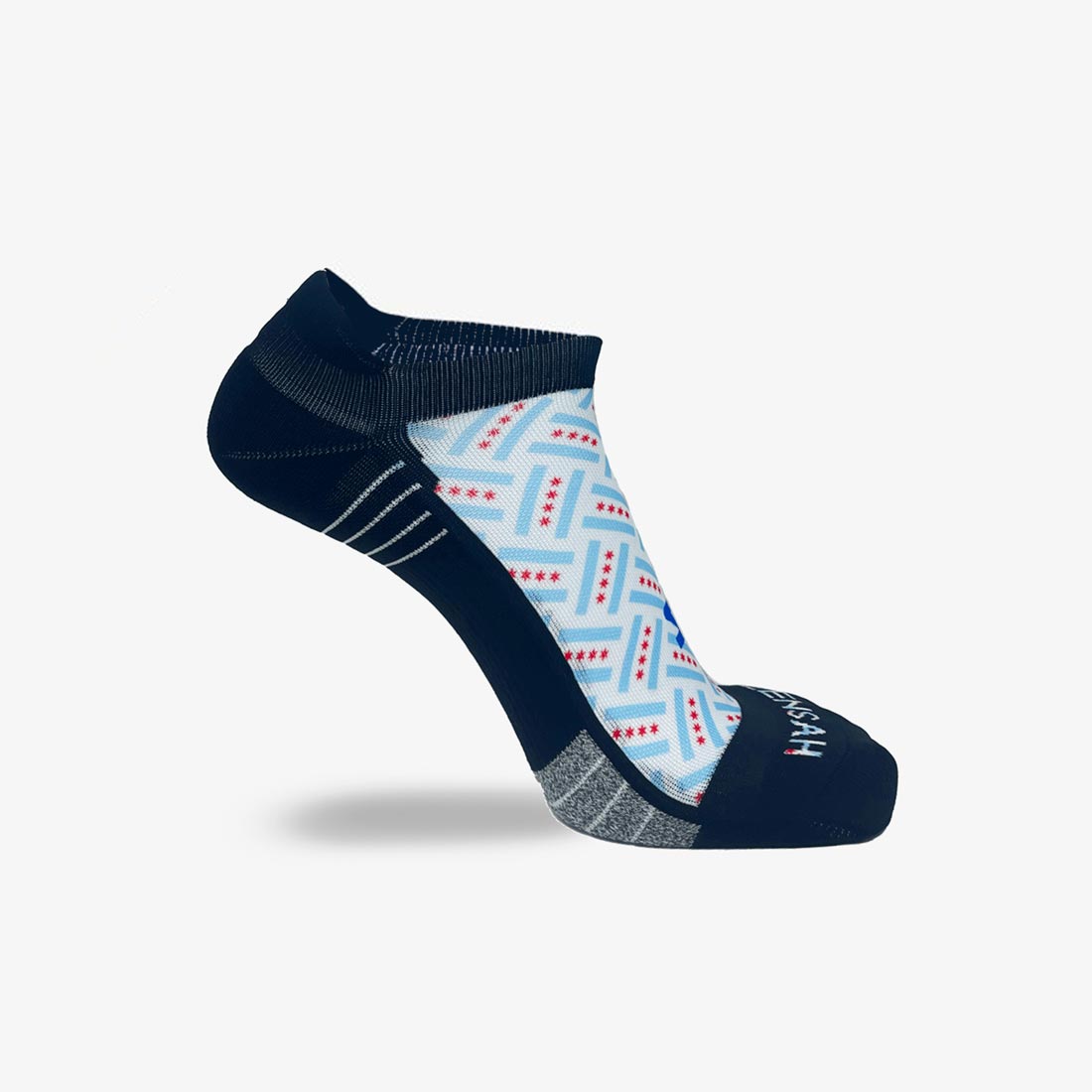 Chicago Flags Running Socks (No Show)Socks - Zensah