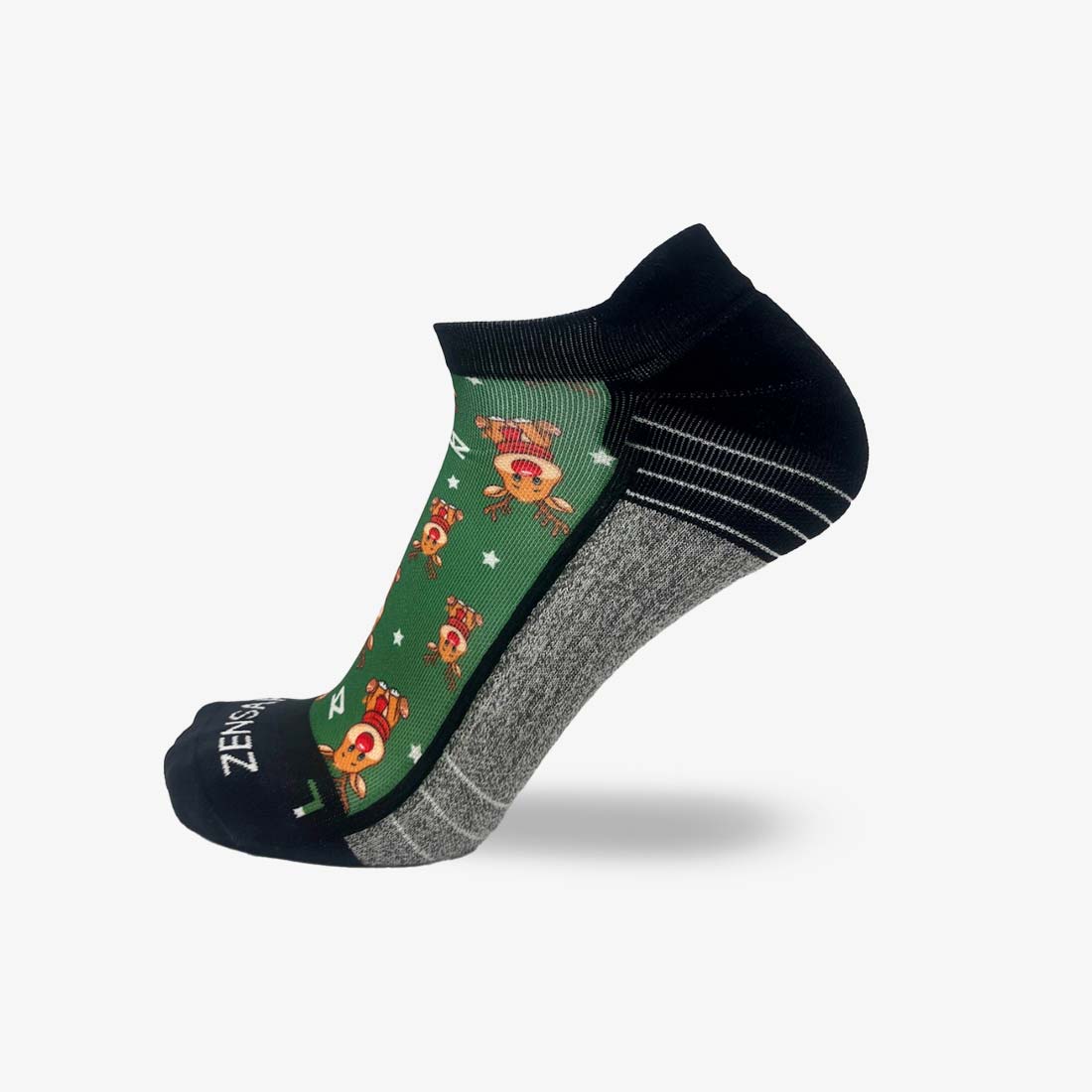 Cute Reindeer Running Socks (No-Show)