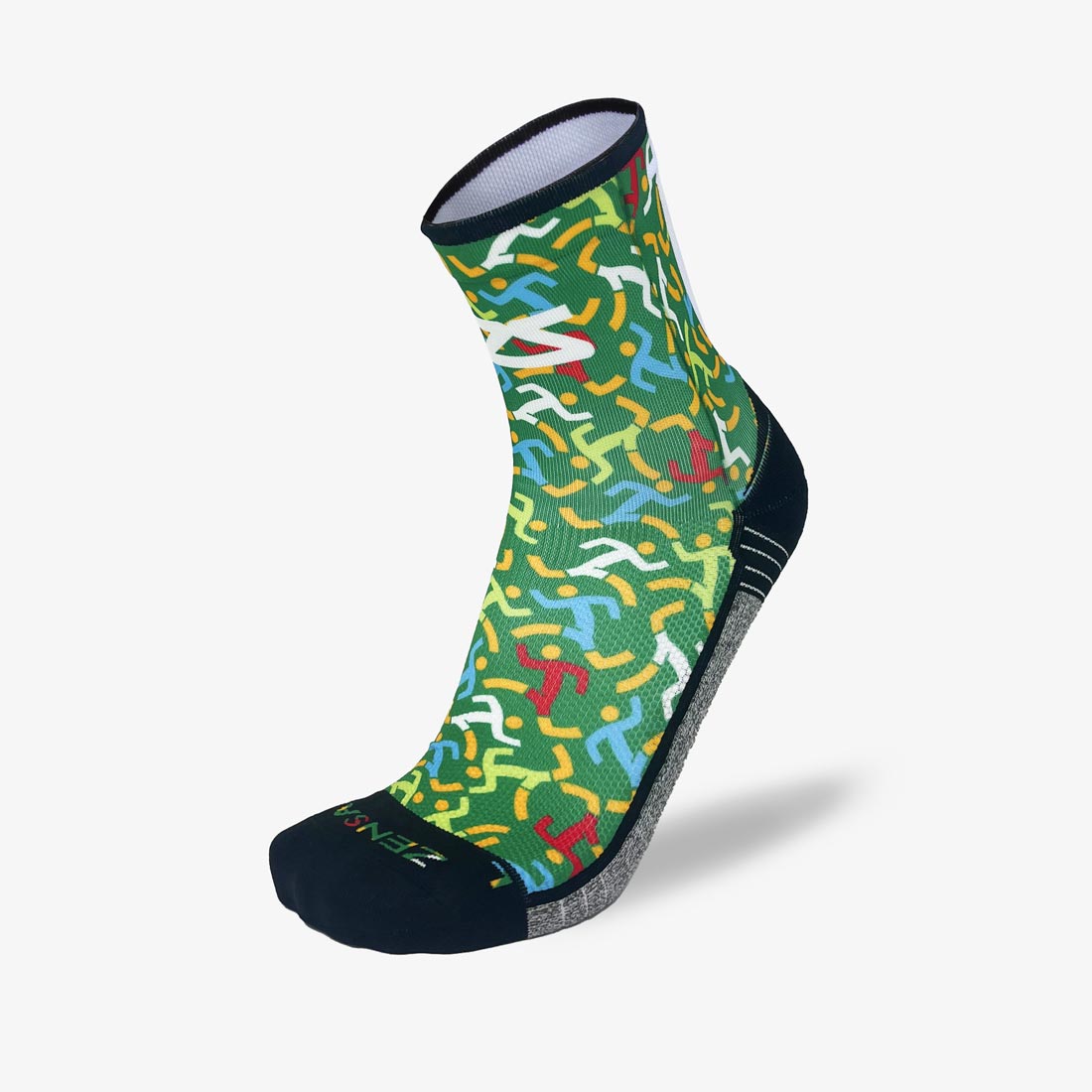 Running People Running Socks (Mini-Crew)Socks - Zensah