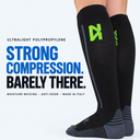 Featherweight Compression Socks - strong compression, barely there, ultralight polypropylene