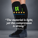 Featherweight Compression Socks - customer testimonial, verified buyer 5 stars