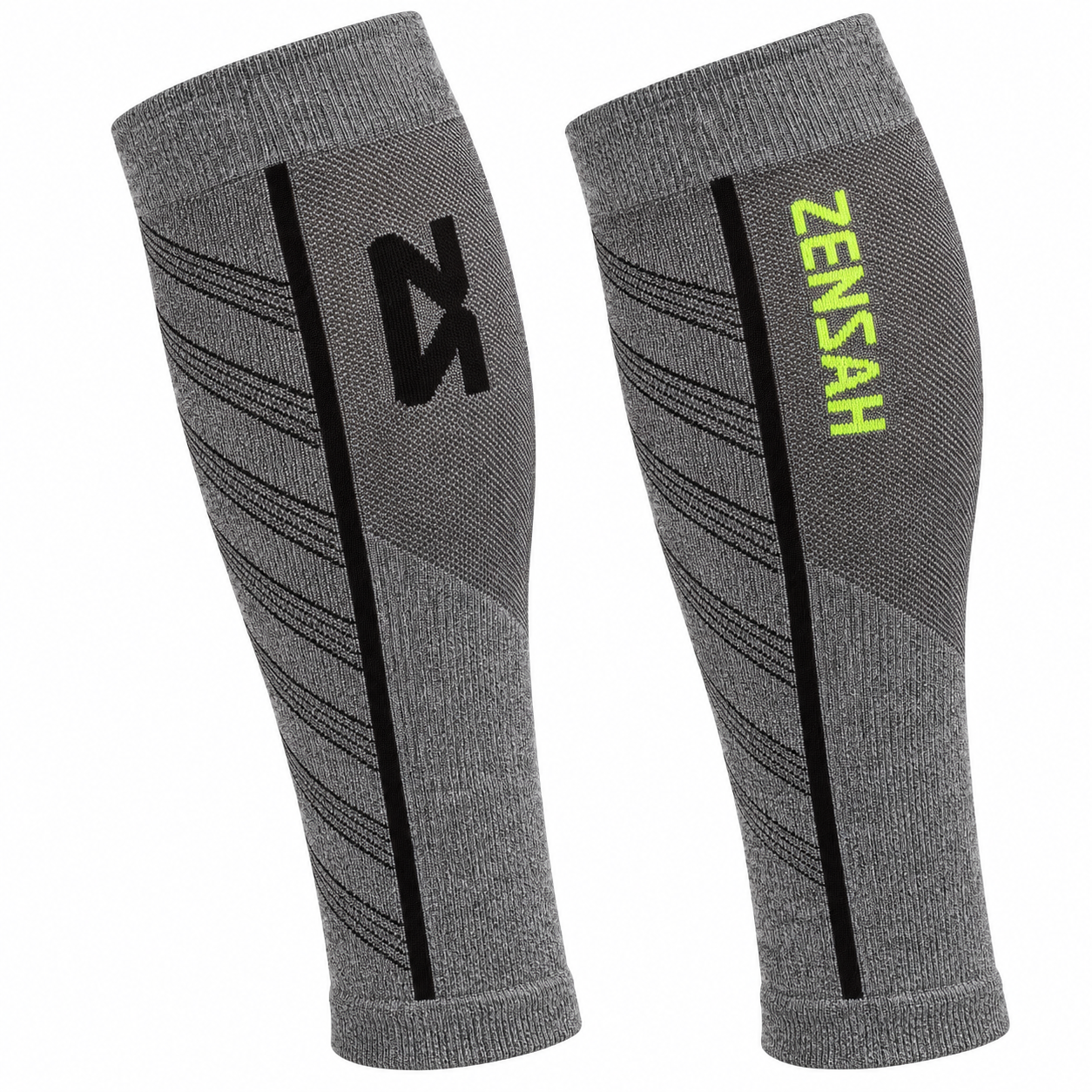 Featherweight Compression Leg Sleeves in Heather Grey, pair