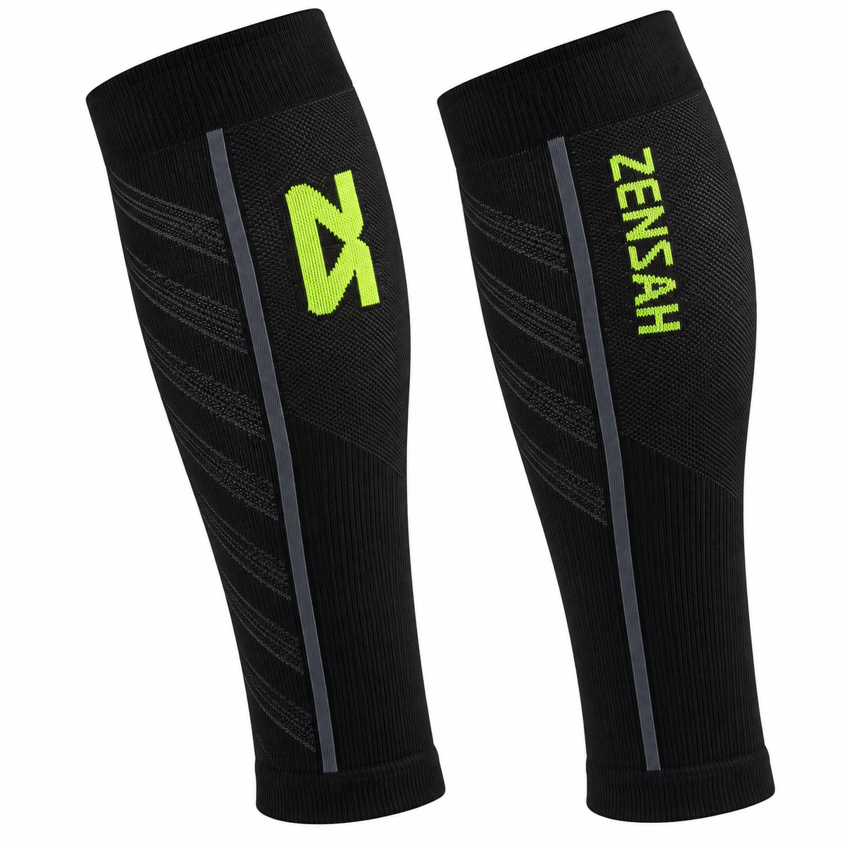 Featherweight Compression Leg Sleeves in Midnight Black, pair