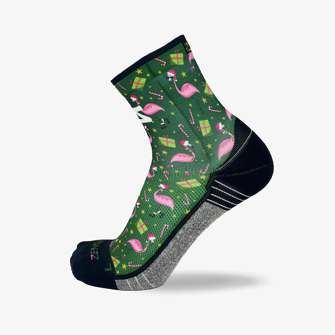 Flamingo Santas Socks (Mini-Crew)Socks - Zensah