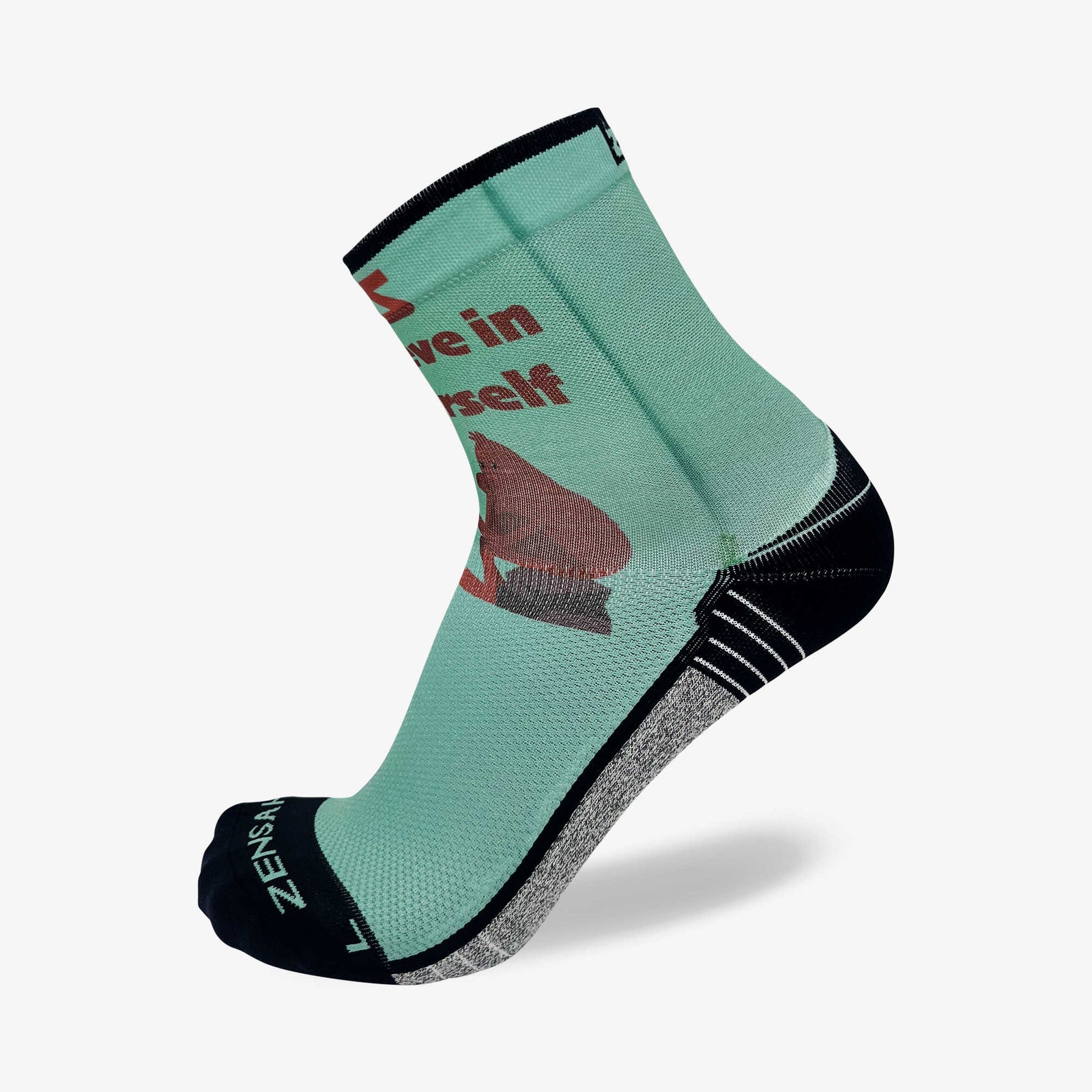 Bigfoot Believe in Yourself Socks (Mini-Crew)