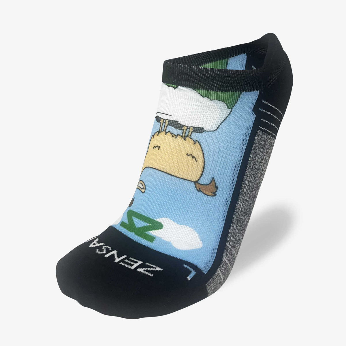 Mountaintop Goat Running Socks (No Show)