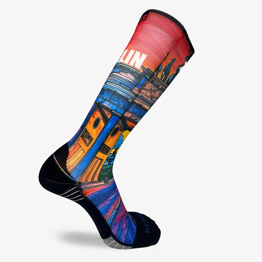 Colorful Berlin Compression Socks (Knee-High)