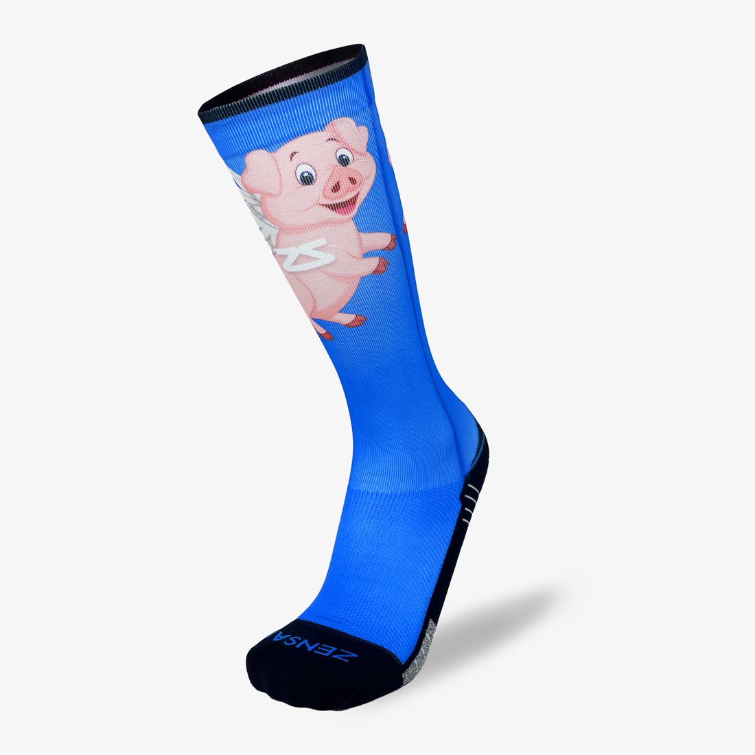 When Pigs Fly Compression Socks (Knee-High)