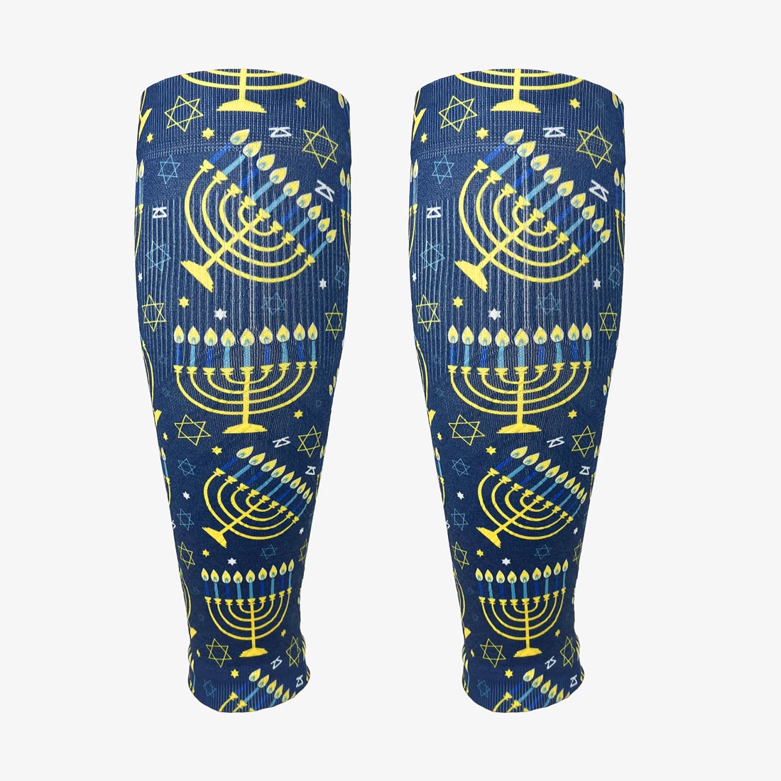 Menorahs and Stars Compression Leg SleevesLeg Sleeves - Zensah