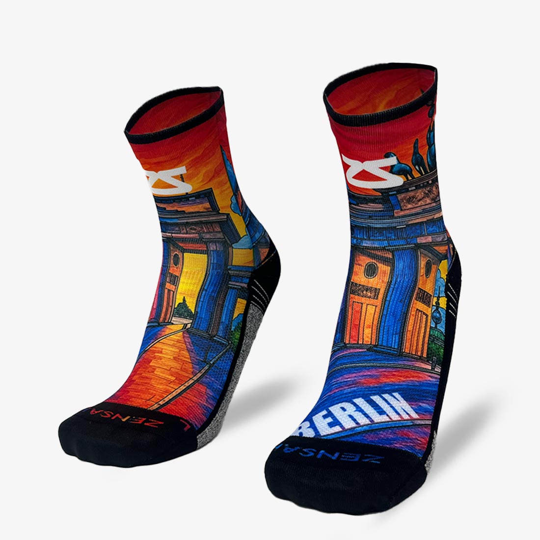 Colorful Berlin Running Socks (Mini-Crew)