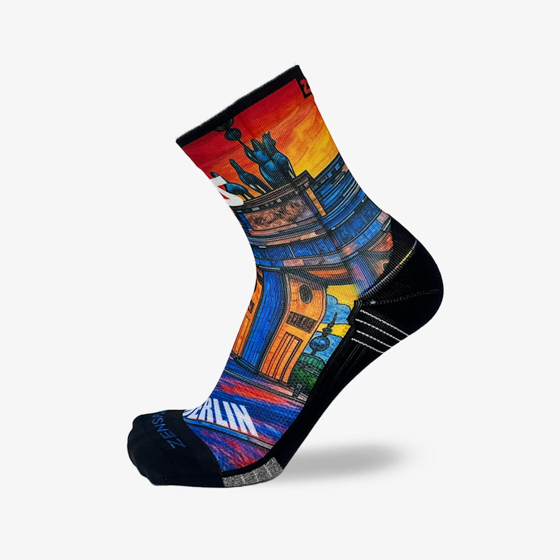 Colorful Berlin Running Socks (Mini-Crew)