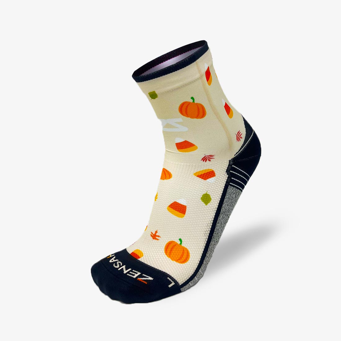 Pumpkins and Candy Running Socks (Mini-Crew)