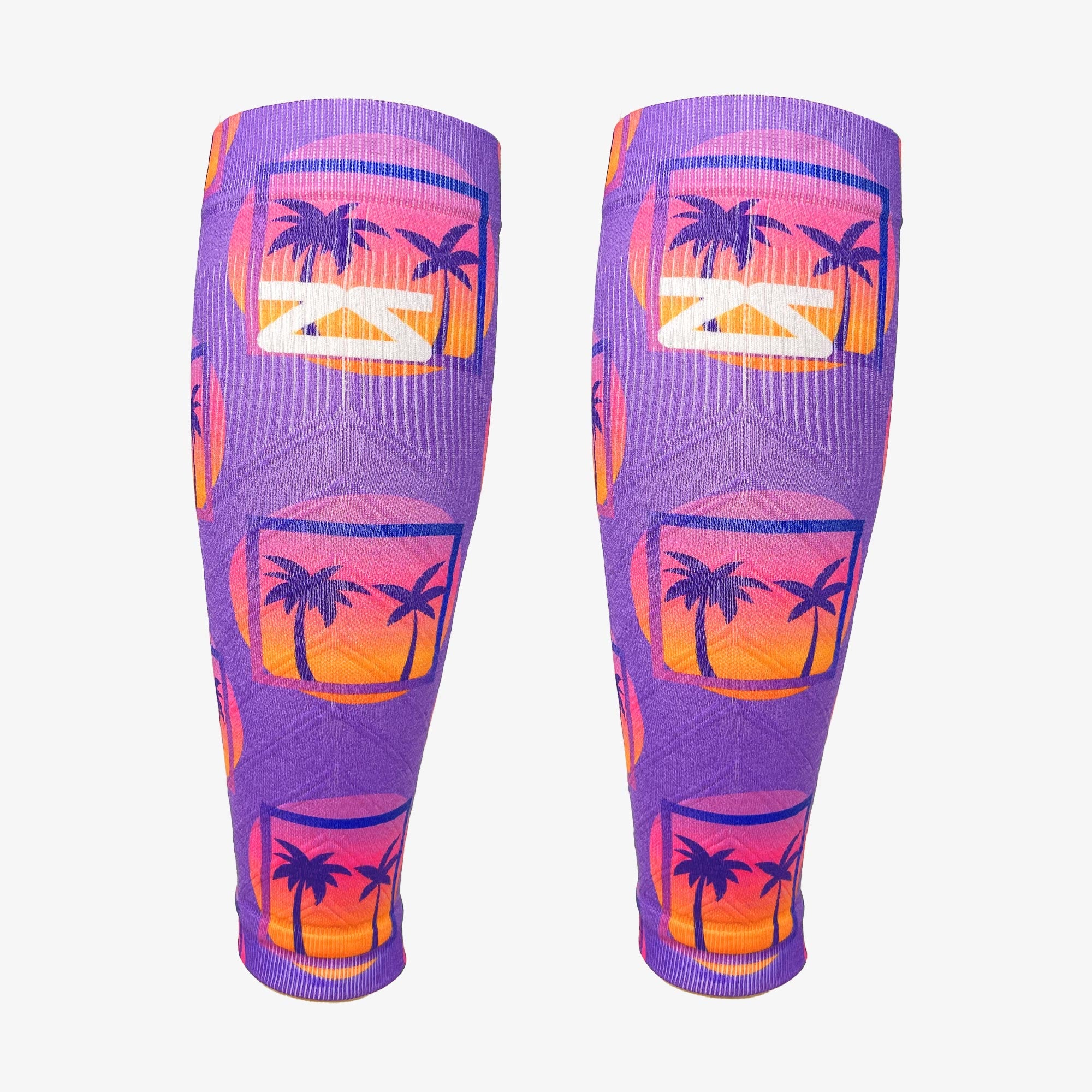 Retro Palms Compression Leg SleevesLeg Sleeves - Zensah