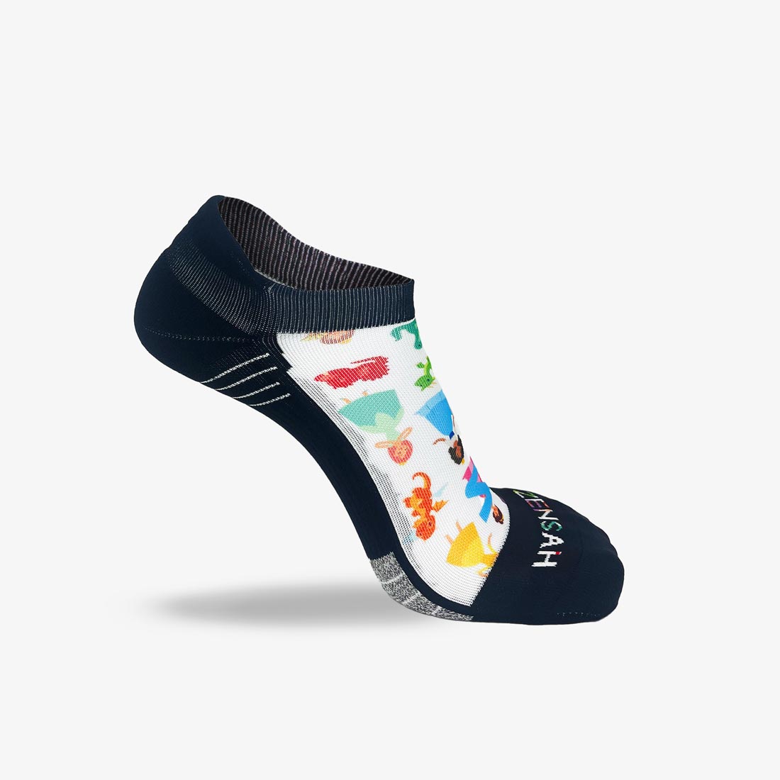 Princesses and Dragons Running Socks (No Show)Socks - Zensah