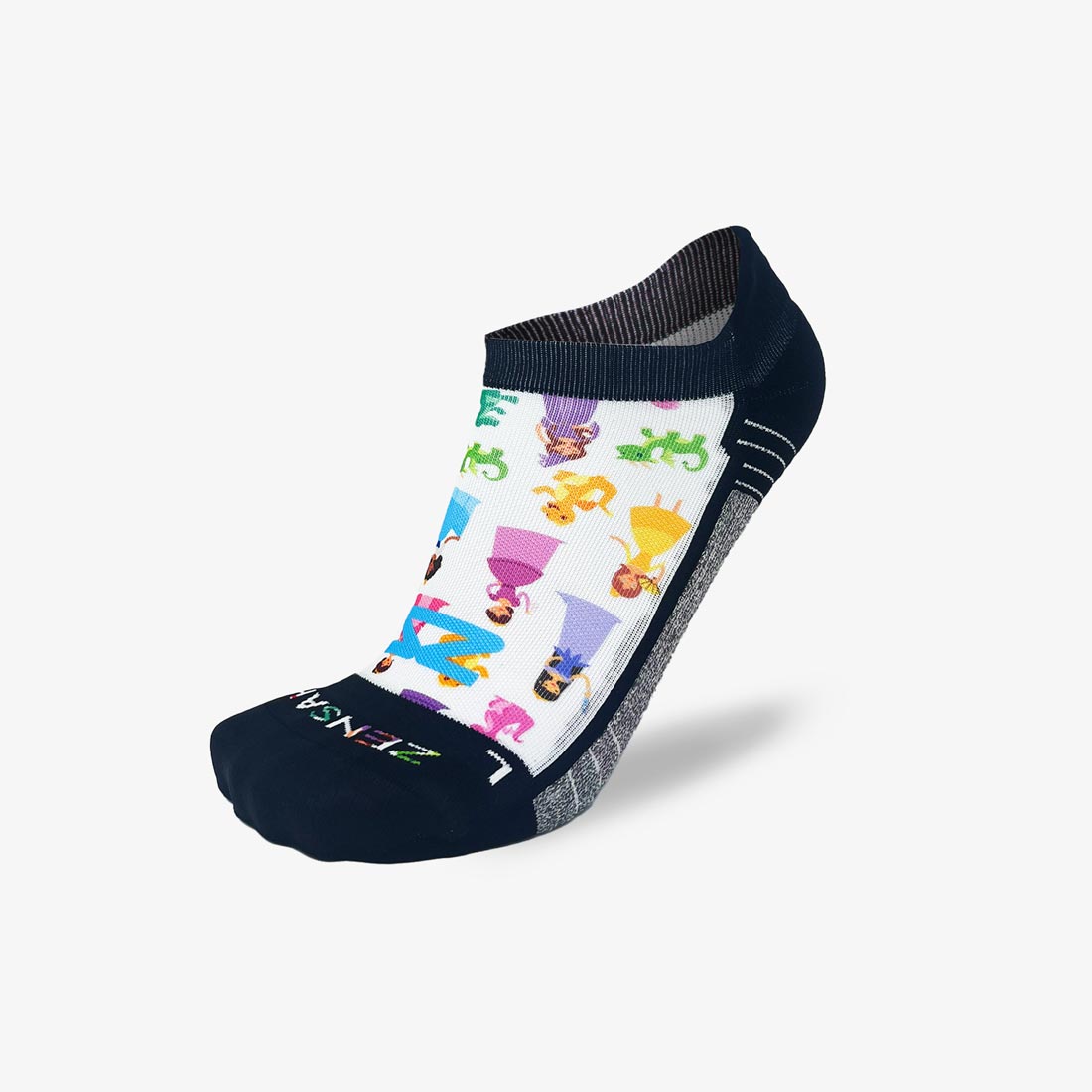Princesses and Dragons Running Socks (No Show)Socks - Zensah