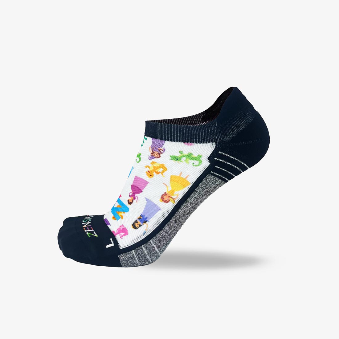 Princesses and Dragons Running Socks (No Show)Socks - Zensah