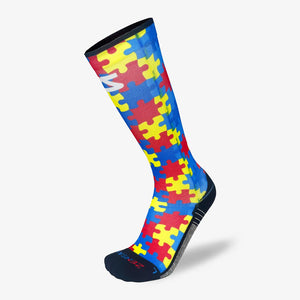 Puzzle Pieces Compression Socks (Knee-High)Socks - Zensah