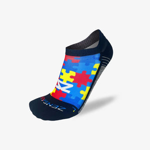 Puzzle Pieces Running Socks (No Show)Socks - Zensah