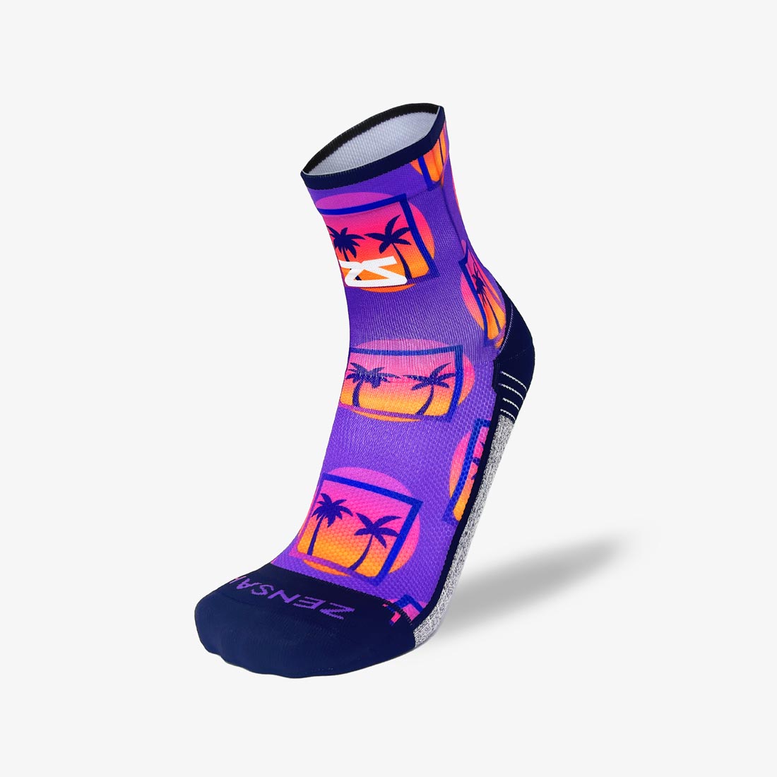 Retro Palms Socks (Mini-Crew)Socks - Zensah