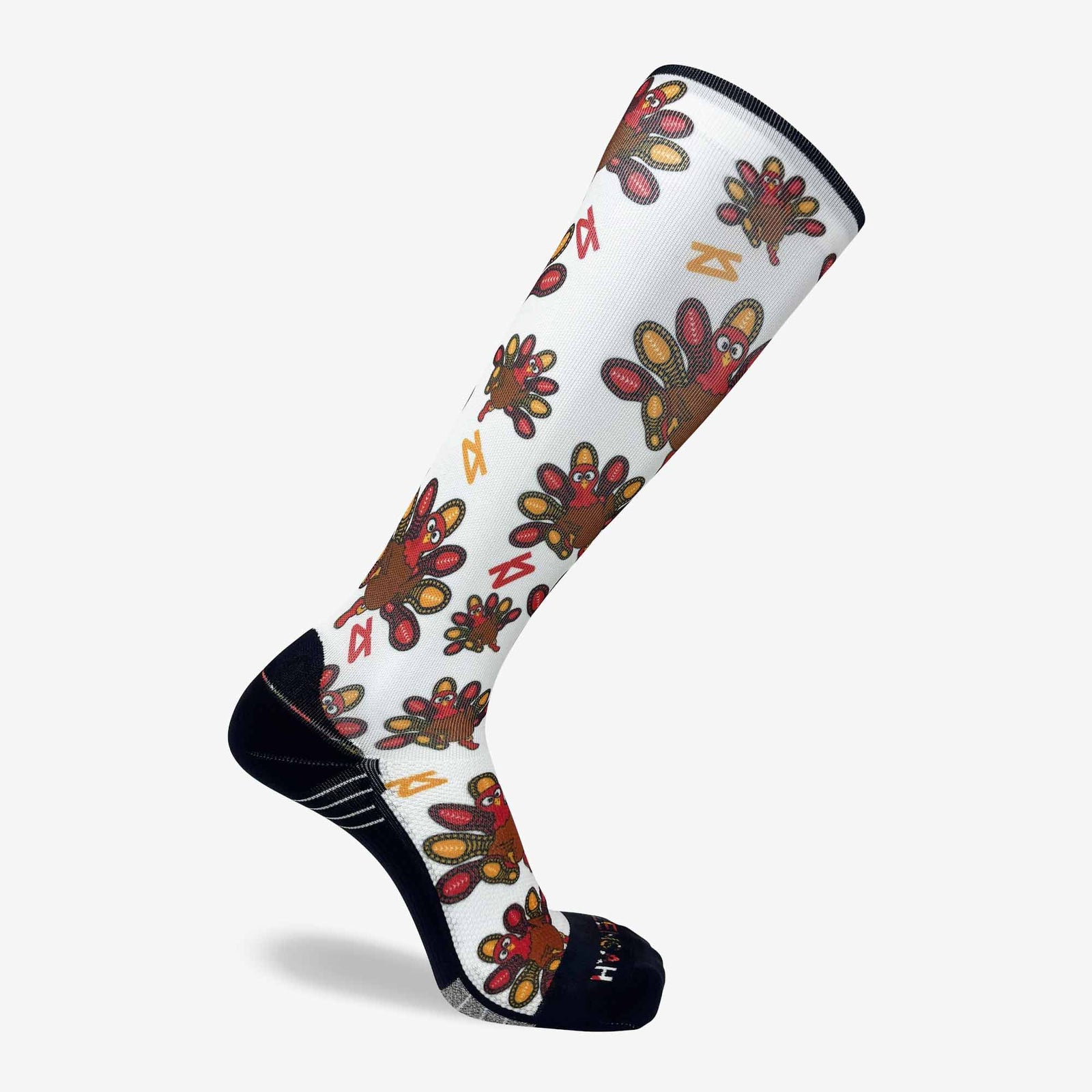 Runner Turkeys Compression Socks (Knee-High)