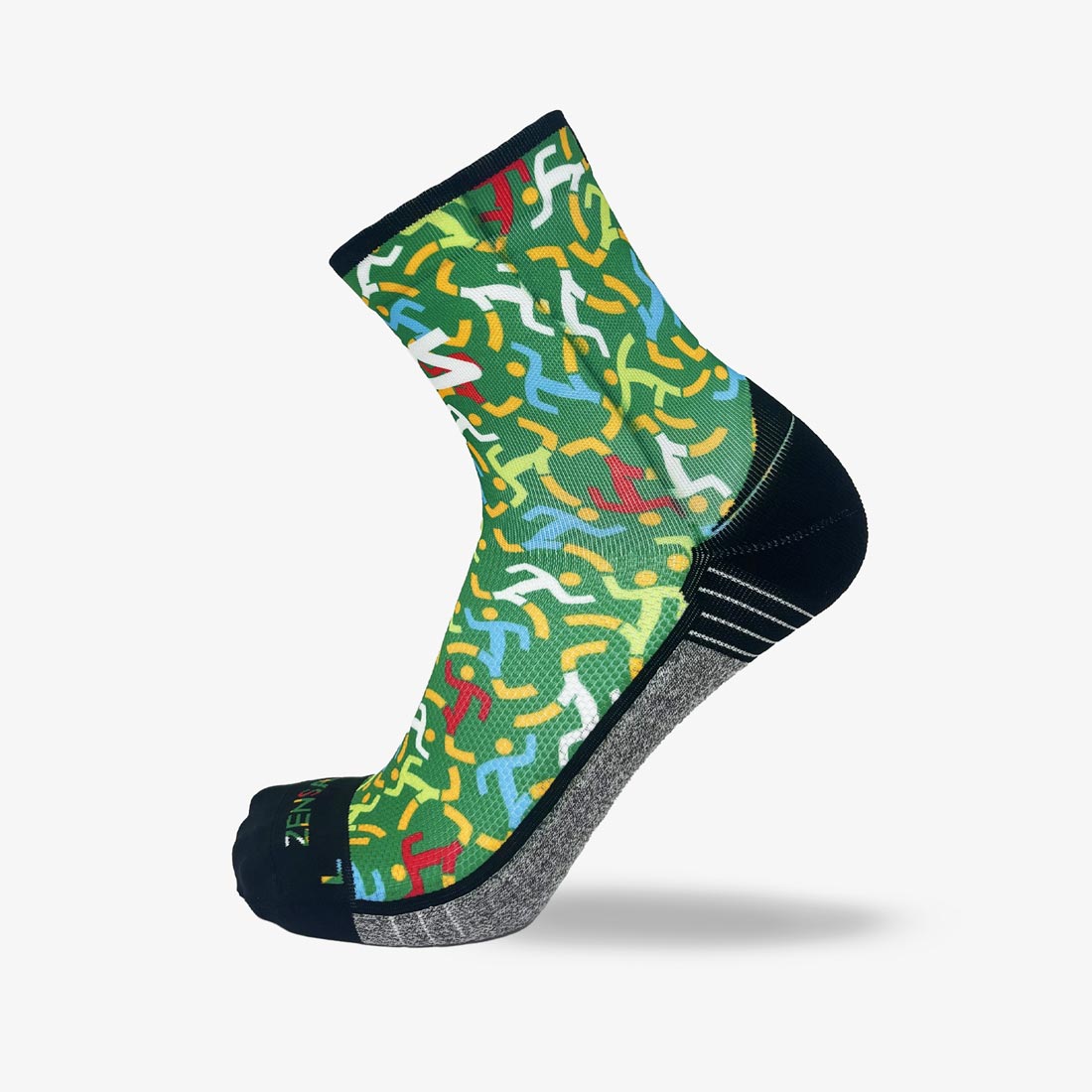 Running People Running Socks (Mini-Crew)Socks - Zensah