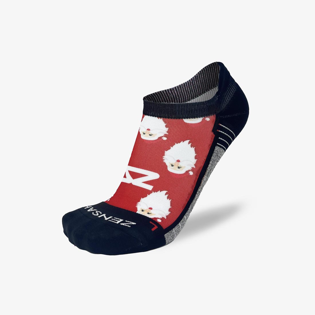 Santa Faces Running Socks (No Show)Socks - Zensah
