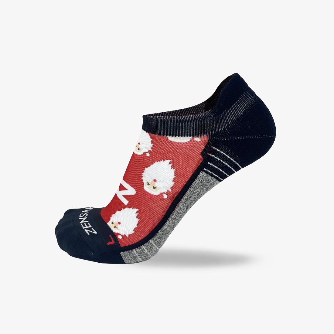 Santa Faces Running Socks (No Show)Socks - Zensah