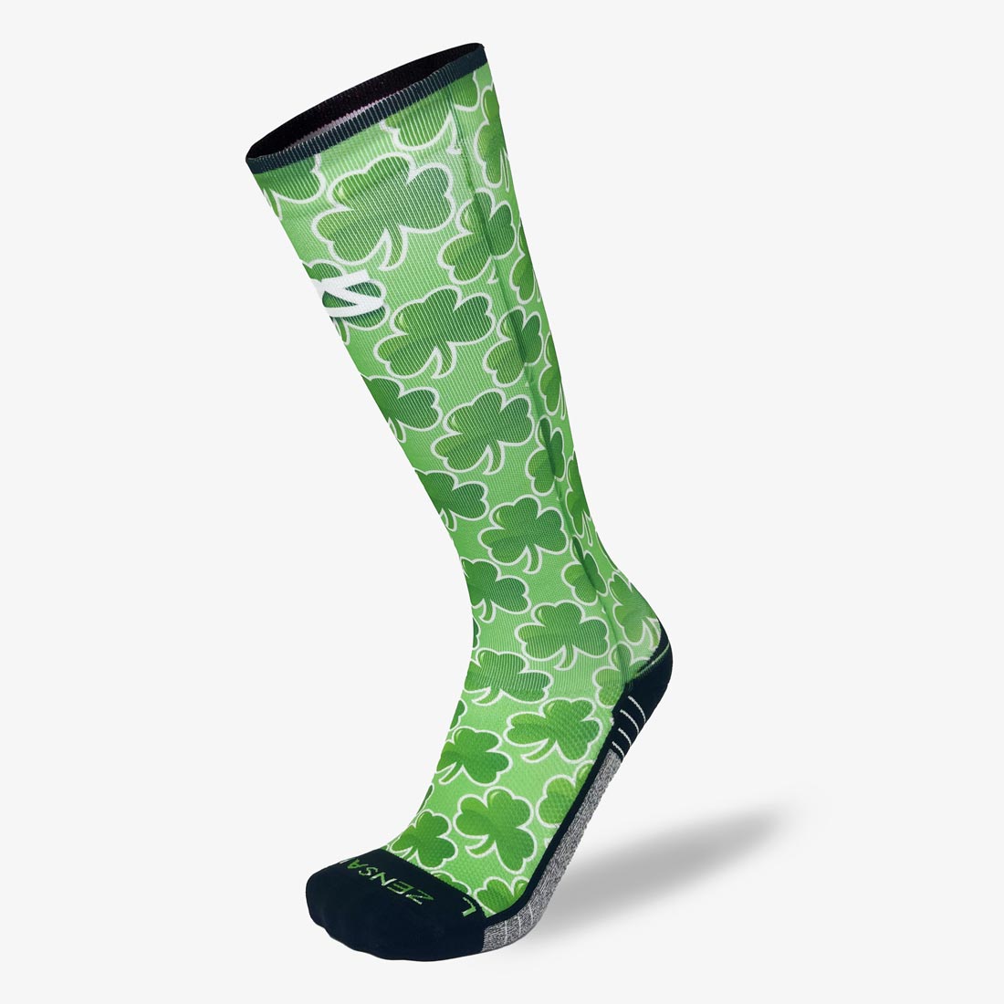 Classic Shamrocks Compression Socks (Knee-High)Socks - Zensah