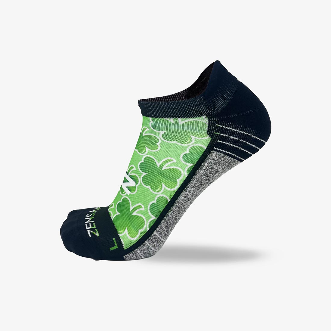 Classic Shamrocks Running Socks (No Show)Socks - Zensah
