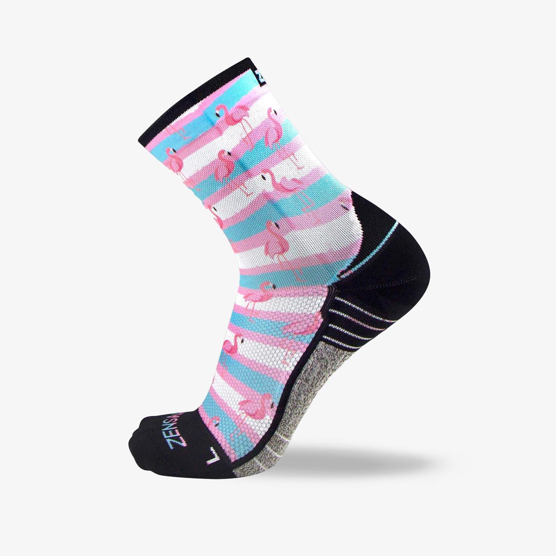 Summer Flamingo Socks (Mini-Crew)Socks - Zensah