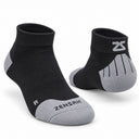 Tech+ Quarter Sock in Black, pair