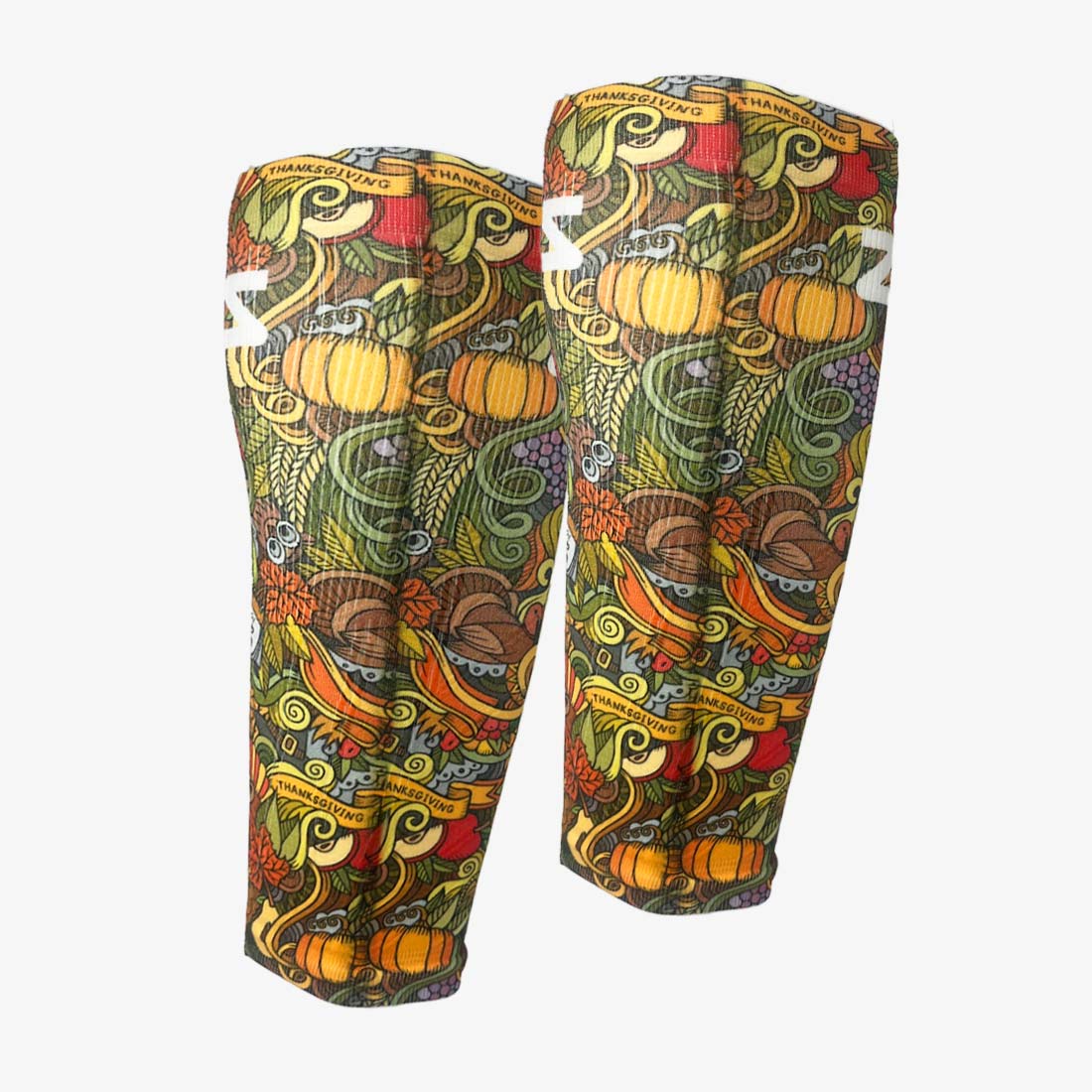 Thanksgiving Doodle Compression Leg Sleeves