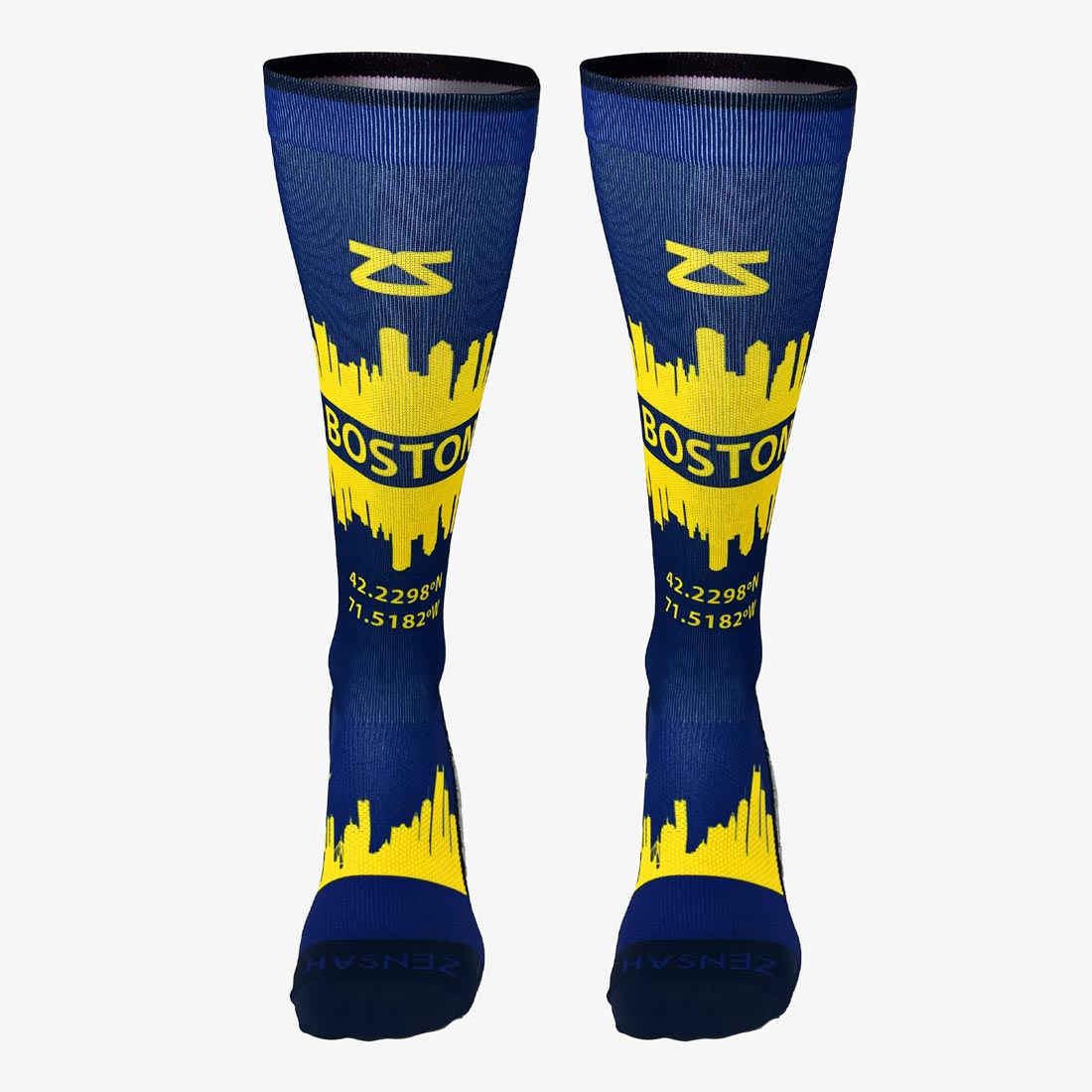 Boston Skyline Timeless Compression Socks (Knee-High)Socks - Zensah
