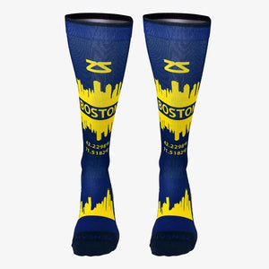 Boston Skyline Timeless Compression Socks (Knee-High)Socks - Zensah