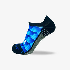 Abstract Wavebows Running Socks (No Show)Socks - Zensah