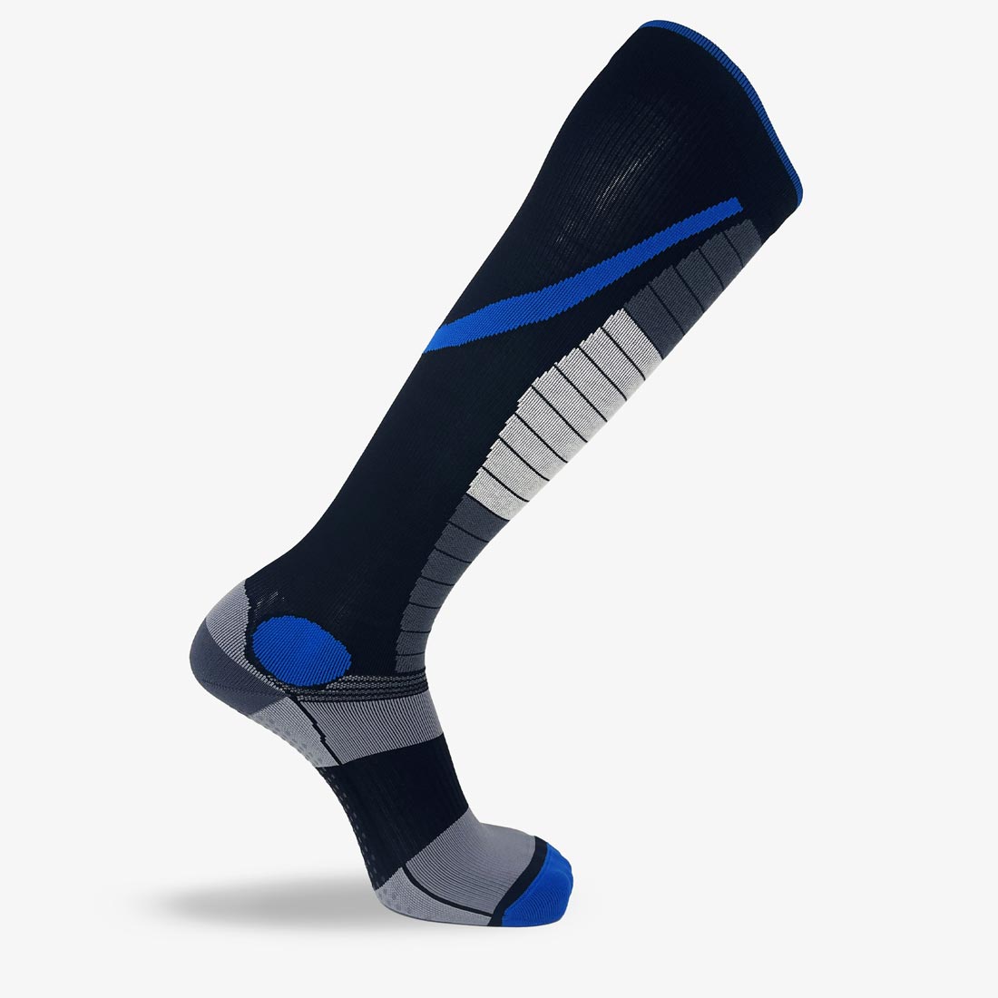 salomon focus ski socks Zensah Deadlift Gripper Compression Socks - Shin Guard Protection for Powerlifting, OCR (1 Pair