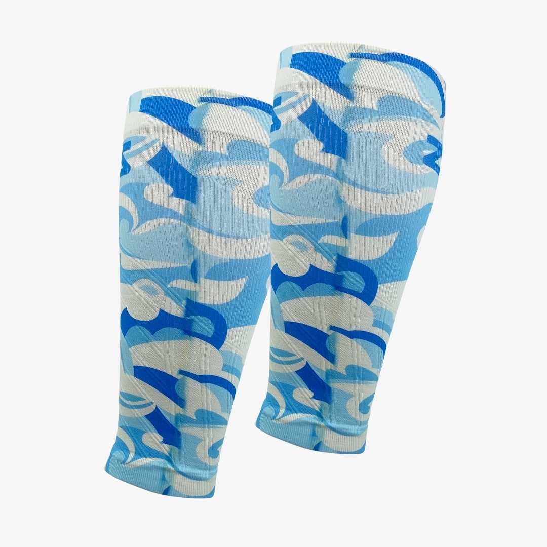 Tropical Surf Waves Compression Leg SleevesLeg Sleeves - Zensah