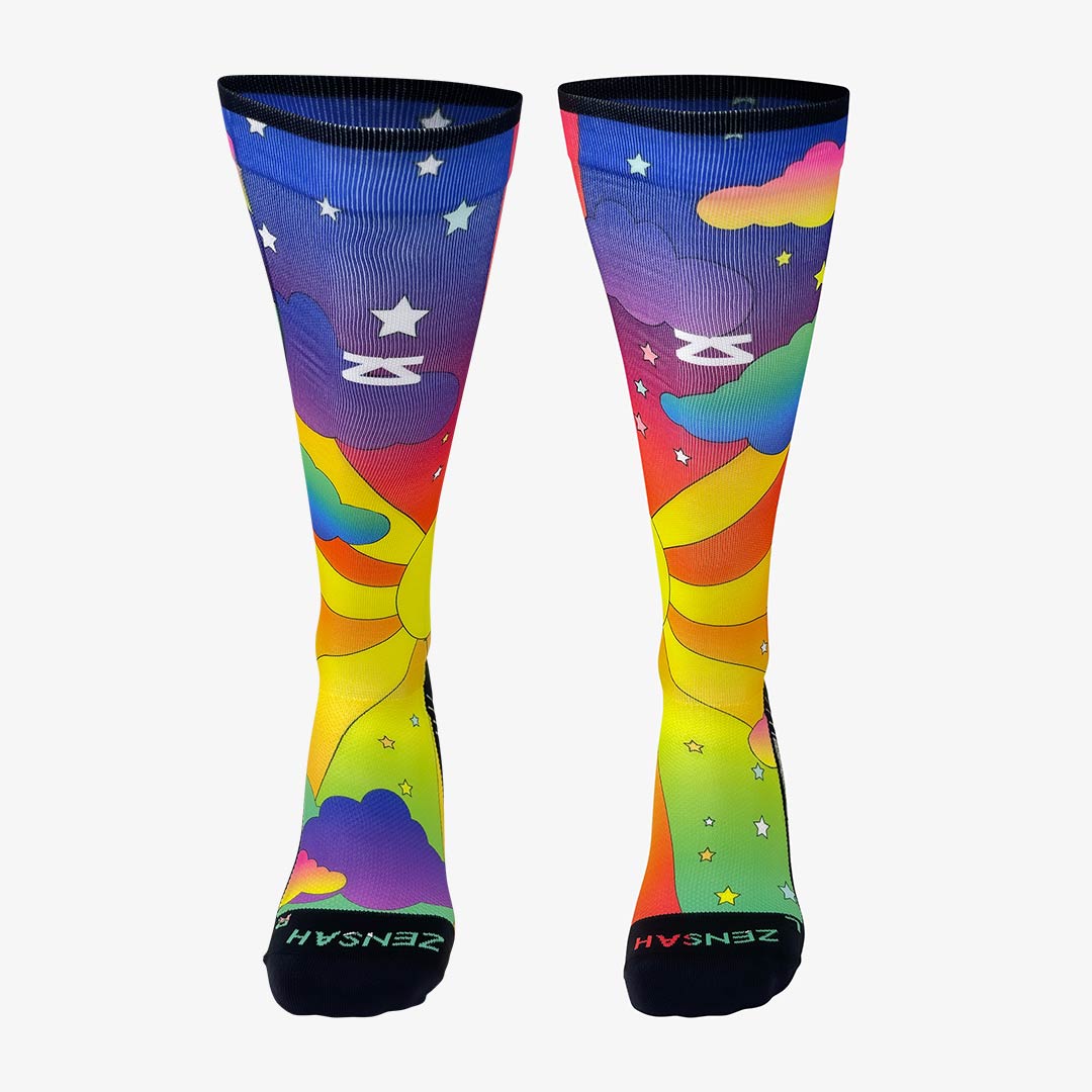 70s Scene Compression Socks (Knee-High)Socks - Zensah
