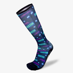 Neon Boston Compression Socks (Knee-High)Socks - Zensah
