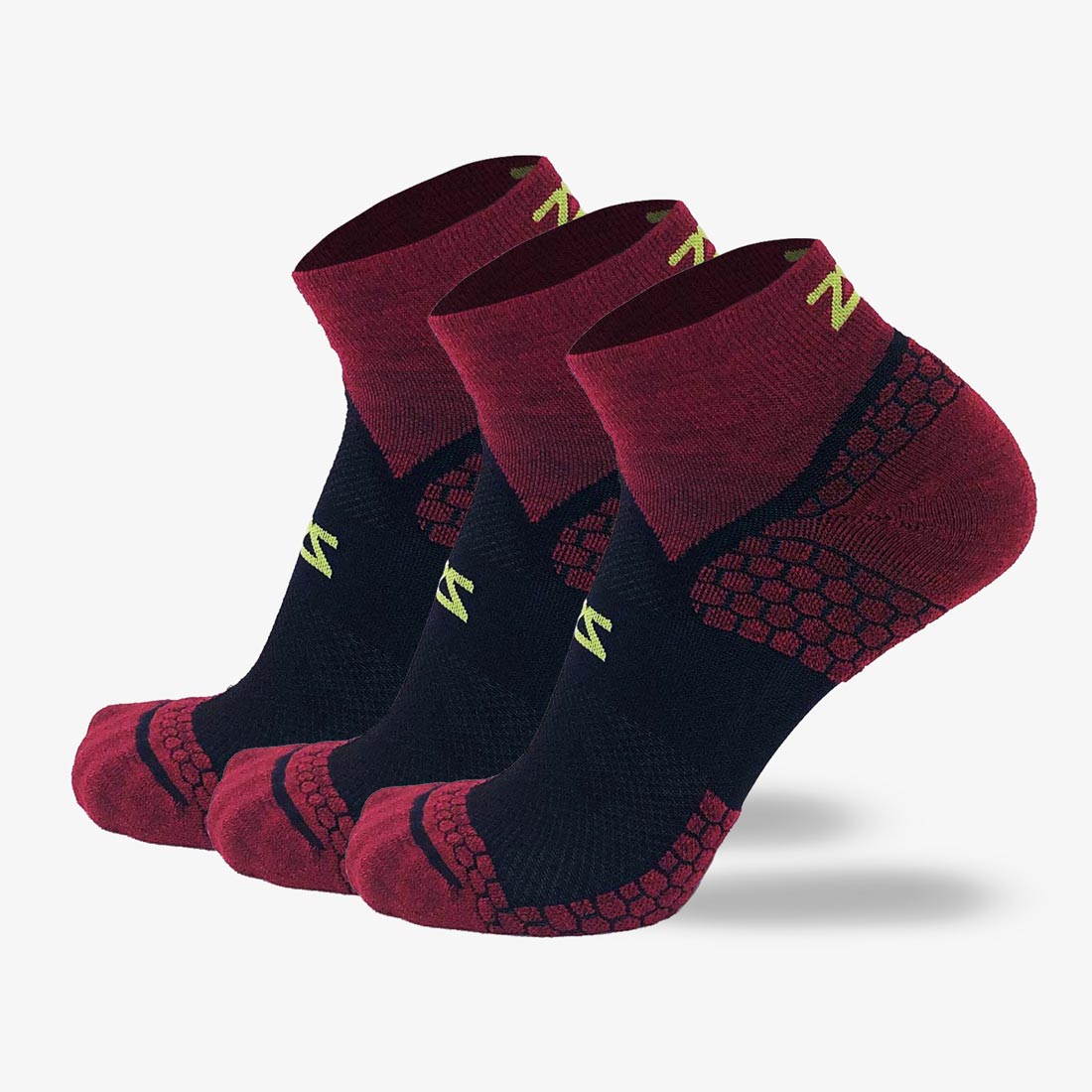 Grit 2.0 Running Socks (Quarter)Socks - Zensah