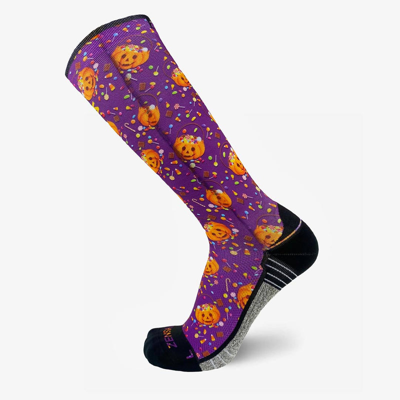 Halloween Candy Compression Socks (Knee-High)